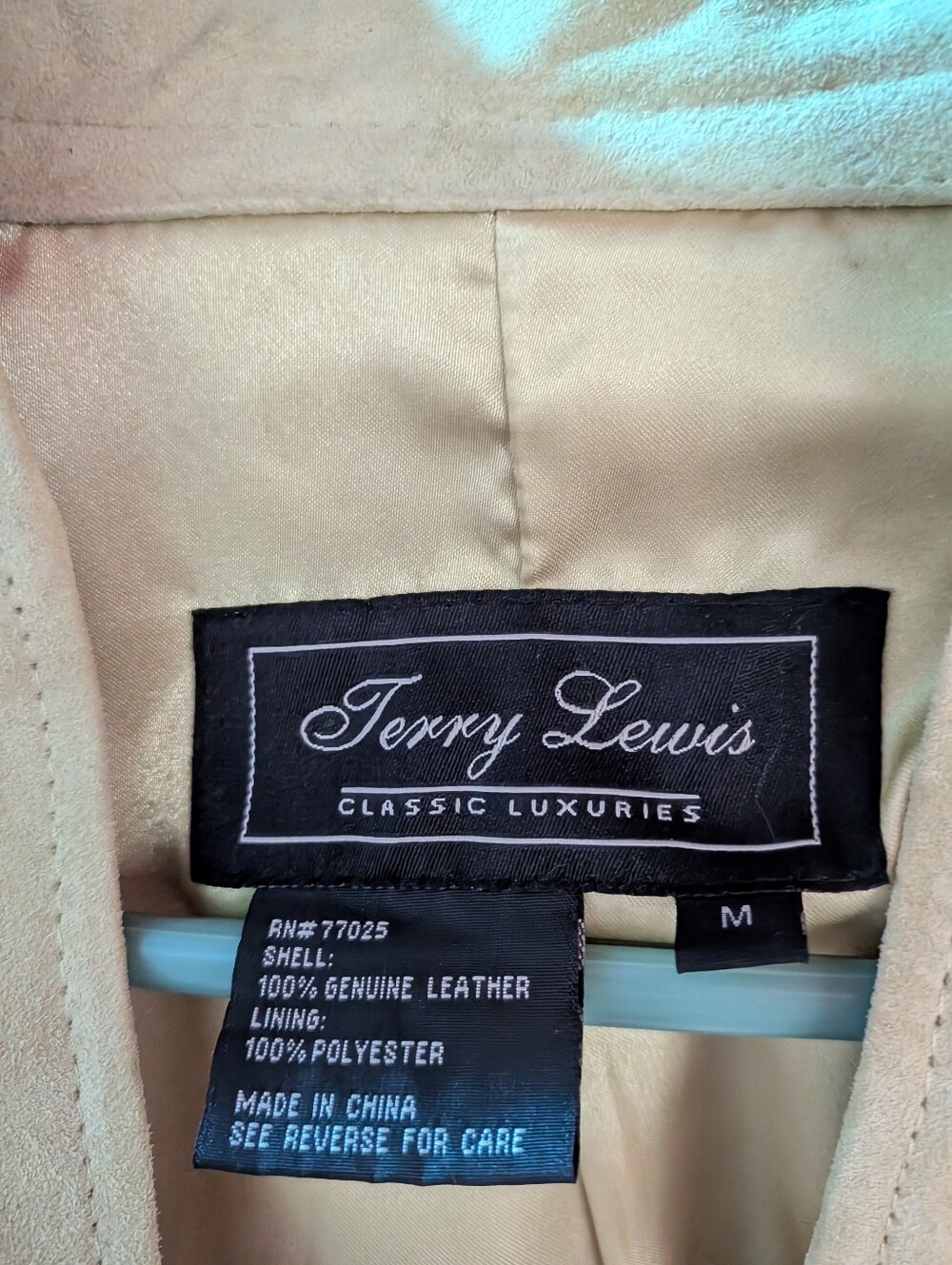 Terry Lewis Classic Luxuries Green Leather Jacket
